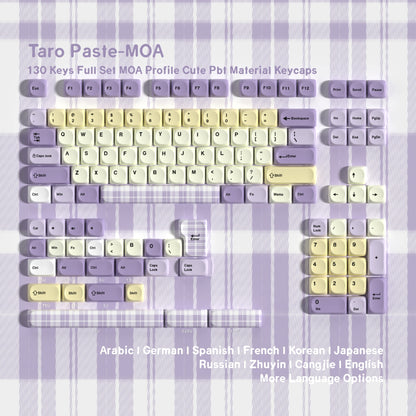Taro Paste MOA PBT Keycaps