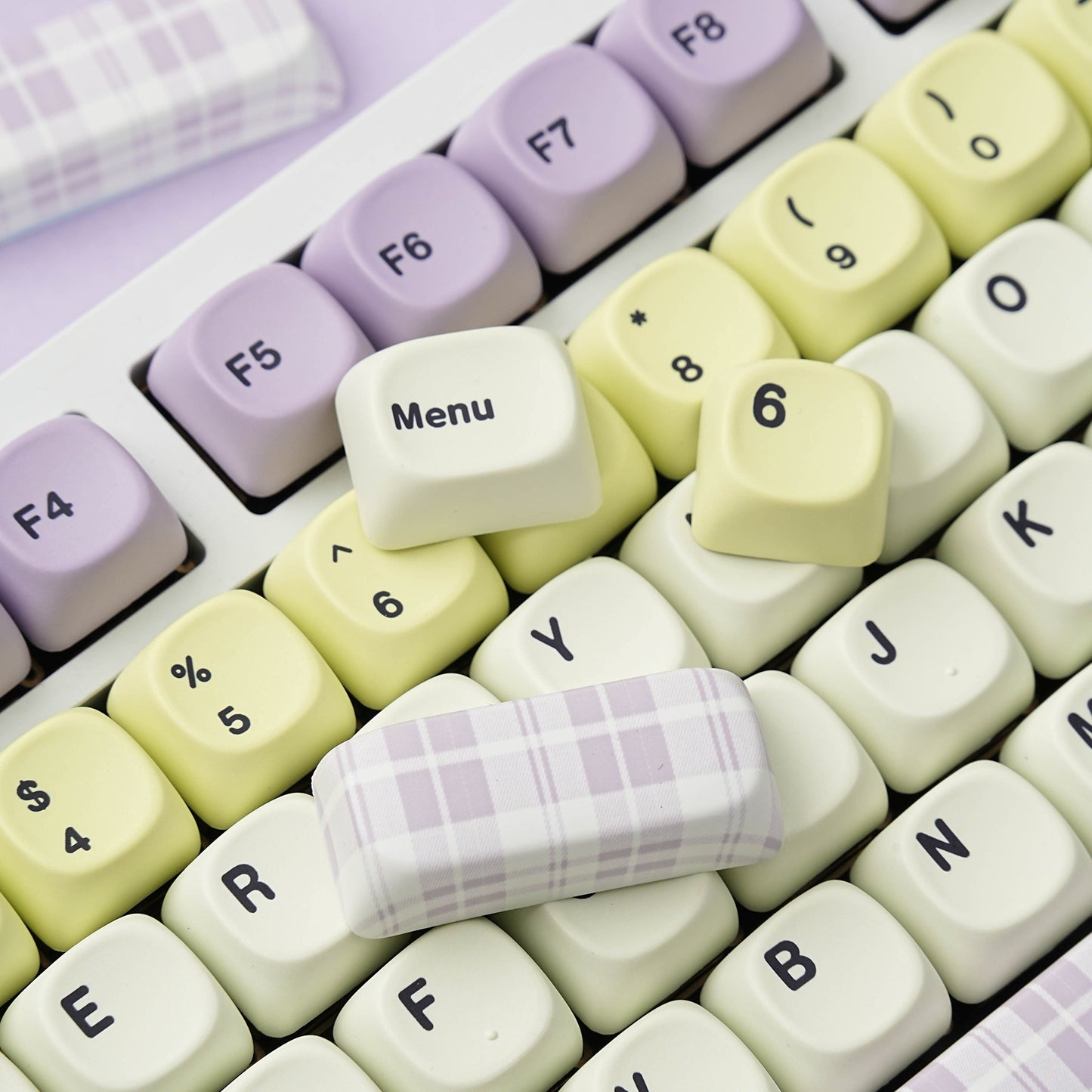 Taro Paste MOA PBT Keycaps
