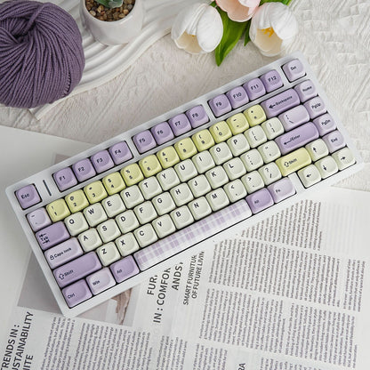 Taro Paste MOA PBT Keycaps