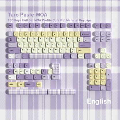 Taro Paste MOA PBT Keycaps