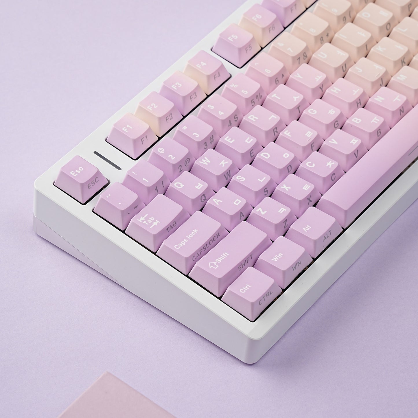 Taro Paste Dual Legends Cherry Backlit Keycaps