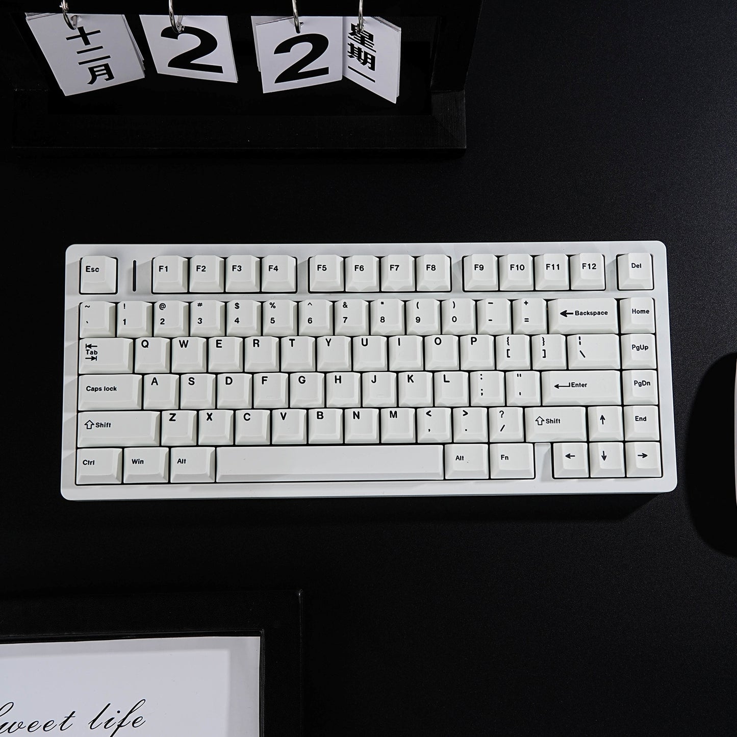 BOW Arctic 1.7mm Thick Japanese English PBT Keycaps