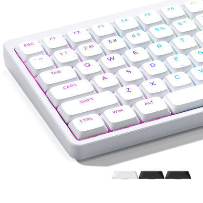 BOW Low Profile Shinethrough Skyline R2 Doubleshot PBT Keycaps