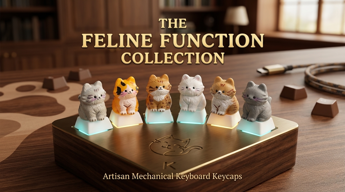 Keyboard Kittens Artisan Keycaps Series