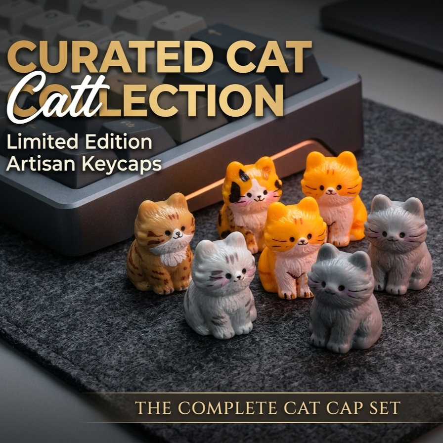 Keyboard Kittens Artisan Keycaps Series