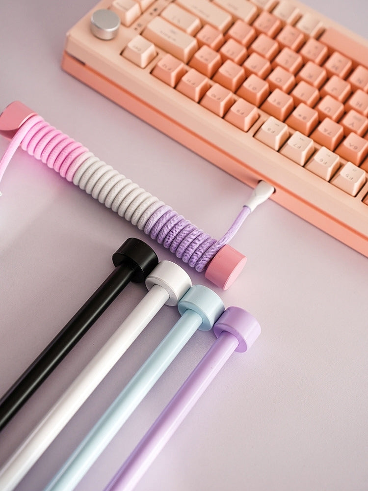 Coiled Cable Weight Rod For Cable Management 15cm