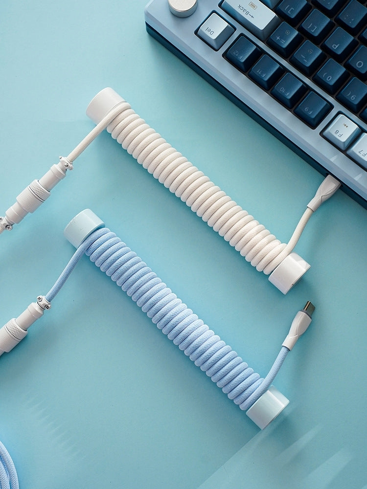 Coiled Cable Weight Rod For Cable Management 15cm