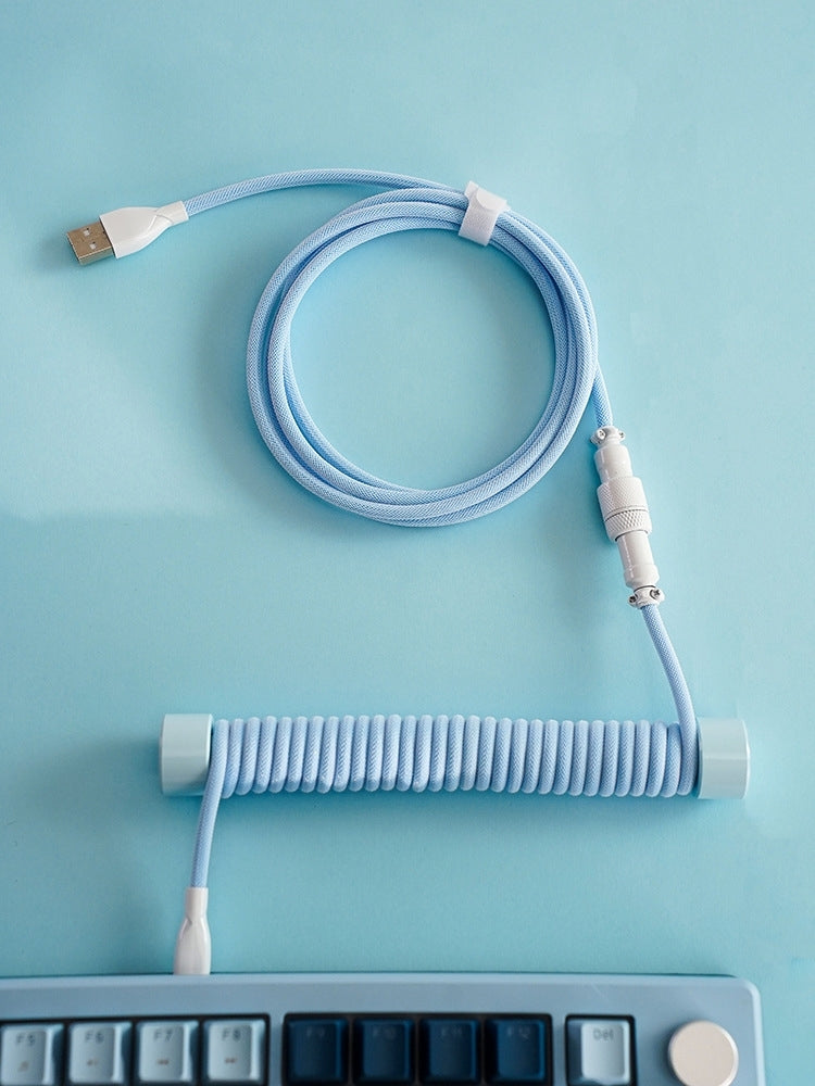 Coiled Cable Weight Rod For Cable Management 15cm
