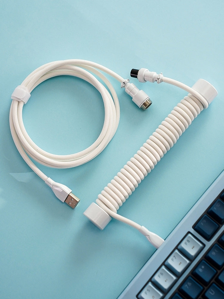 Coiled Cable Weight Rod For Cable Management 15cm