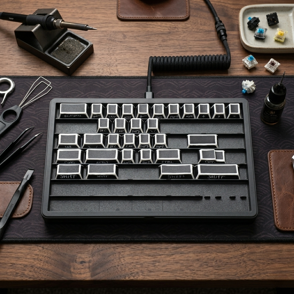 PREMIUM Sketchbook Comic Side Legends Cherry Thick PBT Keycaps with storage box