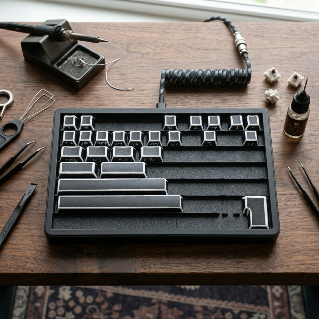 PREMIUM Sketchbook Comic Side Legends Cherry Thick PBT Keycaps with storage box