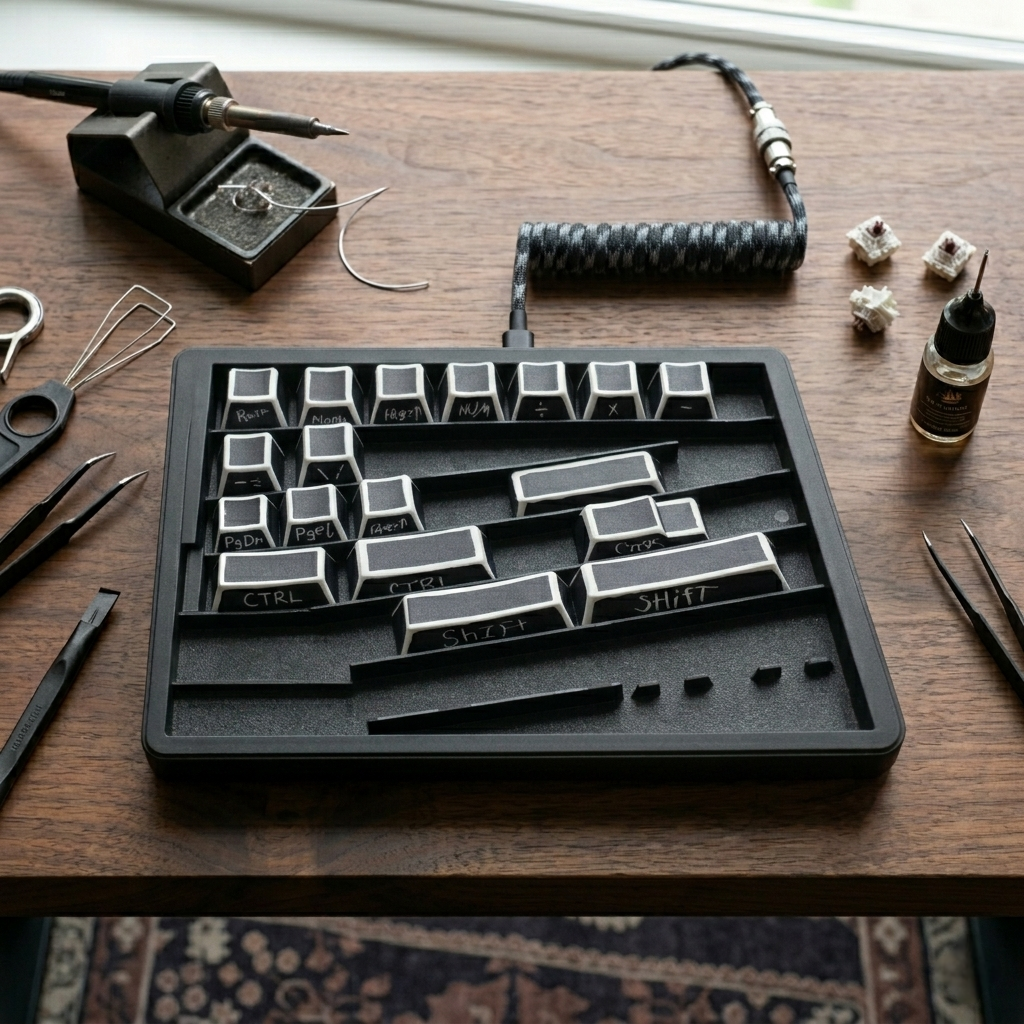 PREMIUM Sketchbook Comic Side Legends Cherry Thick PBT Keycaps with storage box