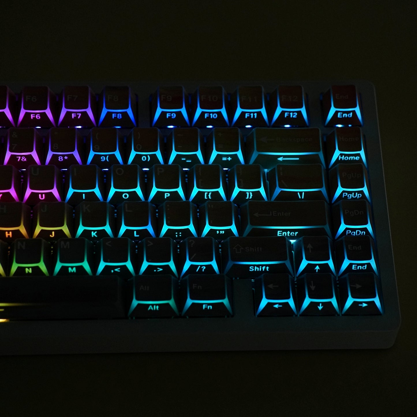 Twilight Prism Cherry Dual Legends Backlit Keycaps
