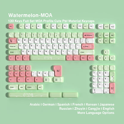 Watermelon Moa PBT Keycaps