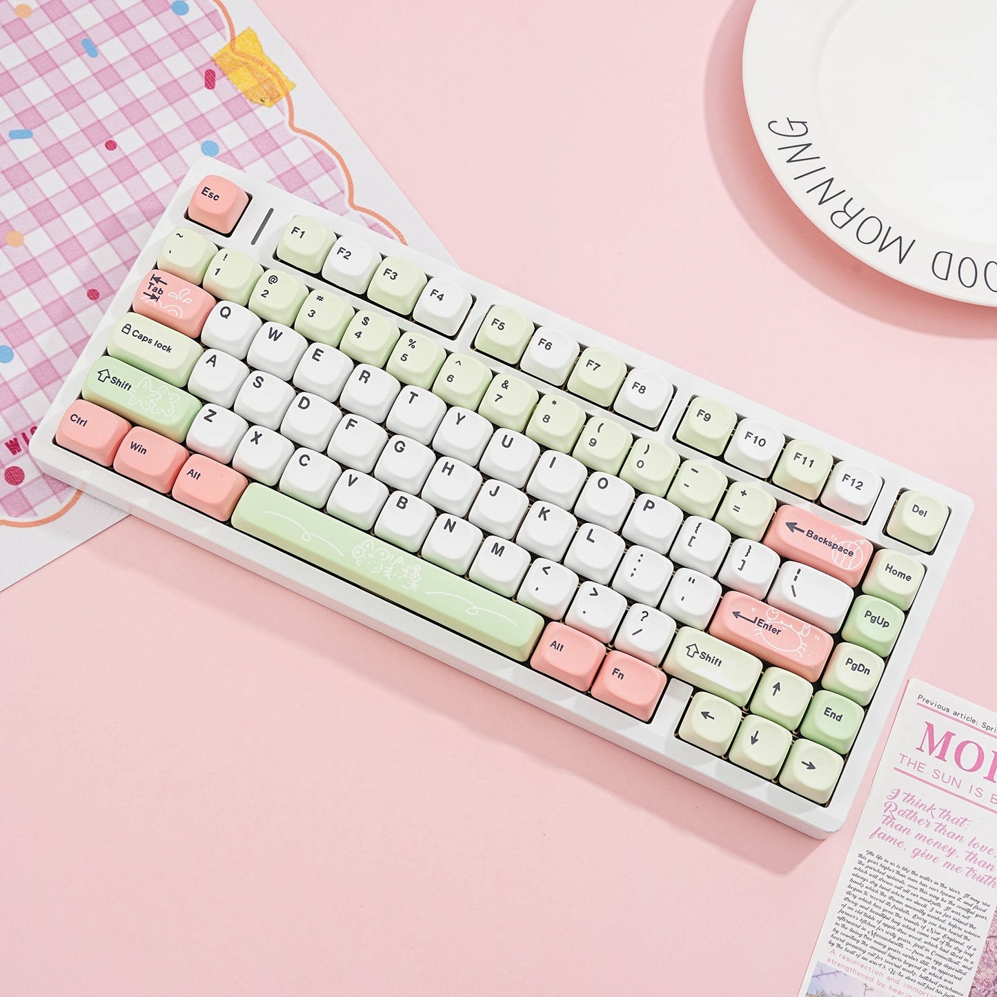 Watermelon Moa PBT Keycaps