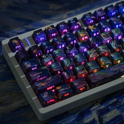 Starry Sky V5 Dual Legends Backlit Keycaps