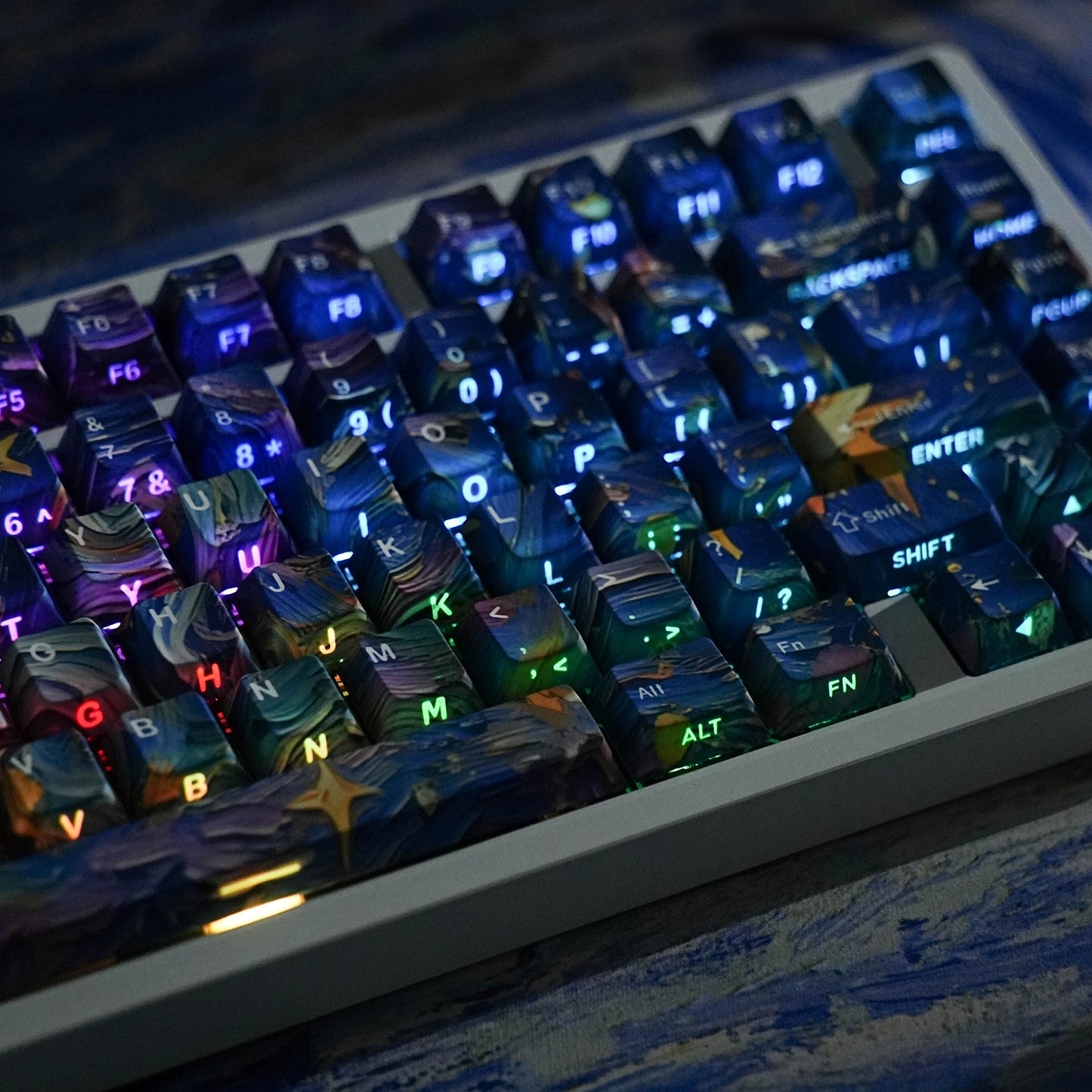 Starry Sky V5 Dual Legends Backlit Keycaps