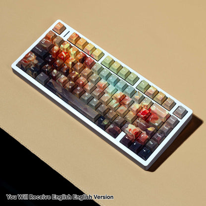 Monnai Rose Cherry Dual Legends Backlit Keycaps