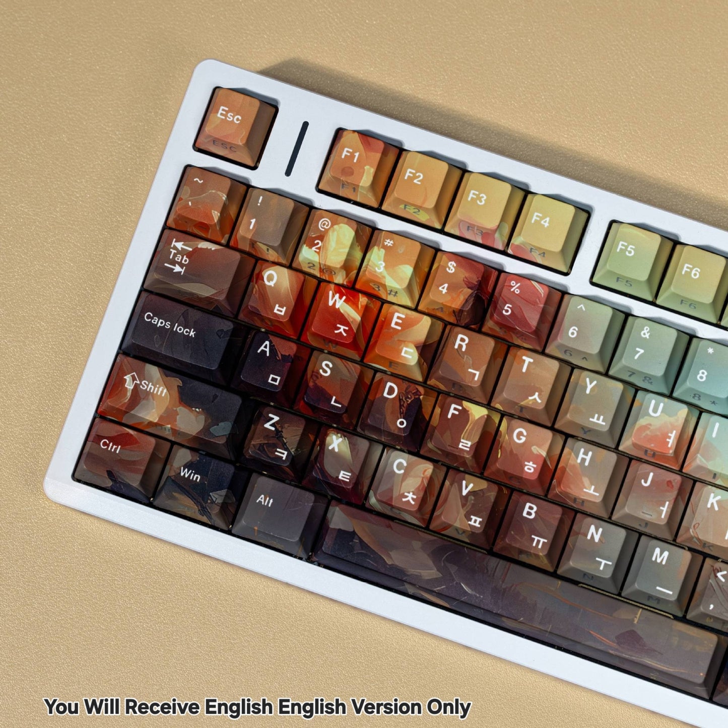 Monnai Rose Cherry Dual Legends Backlit Keycaps