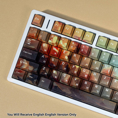 Monnai Rose Cherry Dual Legends Backlit Keycaps