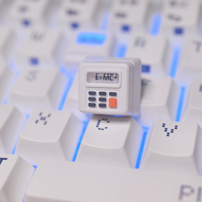 Retro Mini Gaming Pad Artisan Keycap With 3 Panels & 6 Cards Red White