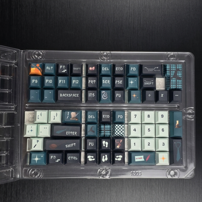 Harry Potter Slytherin Cherry Dye Sub PBT Keycaps