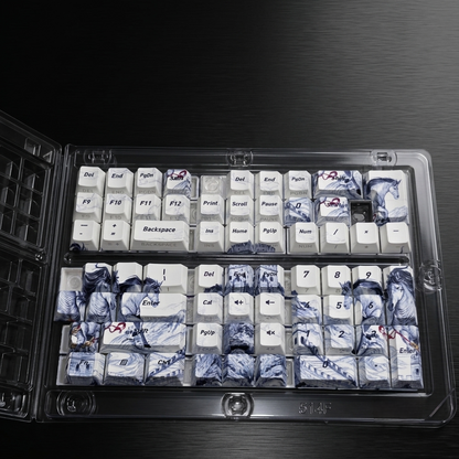 Eight Horses Side Backlit Dual Legends Keycaps READ DESCRIPTION