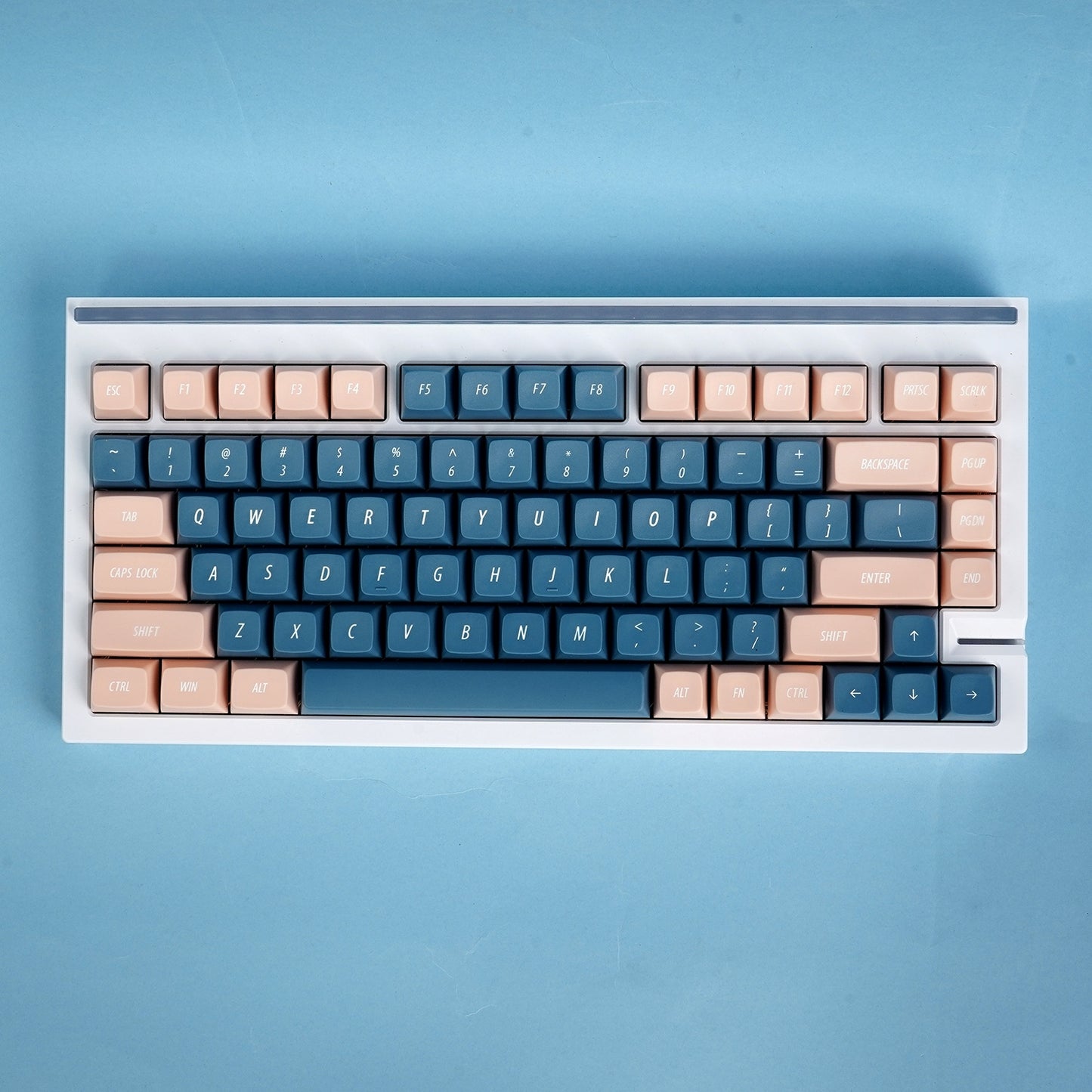 IDOBAO Retro EMA  Moon Blue Profile Doubleshot Keycaps