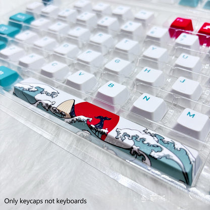 Coral Sea Cherry PBT Keycaps