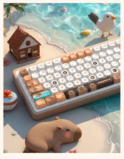 Capybara Dreams Quality MOA PBT Keycaps