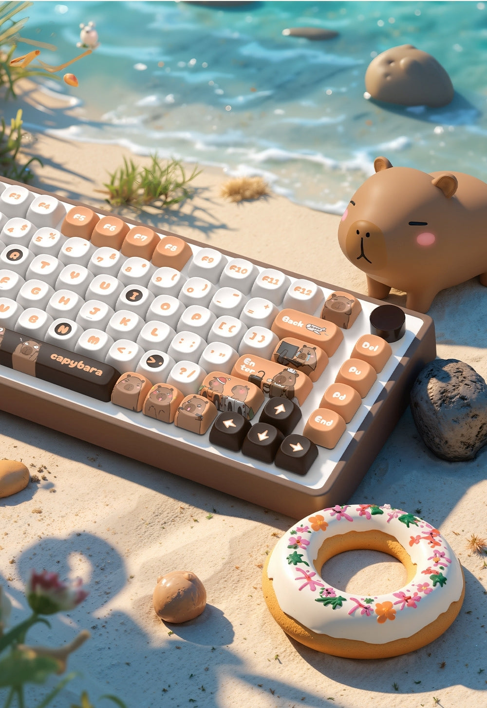 Capybara Dreams Quality MOA PBT Keycaps