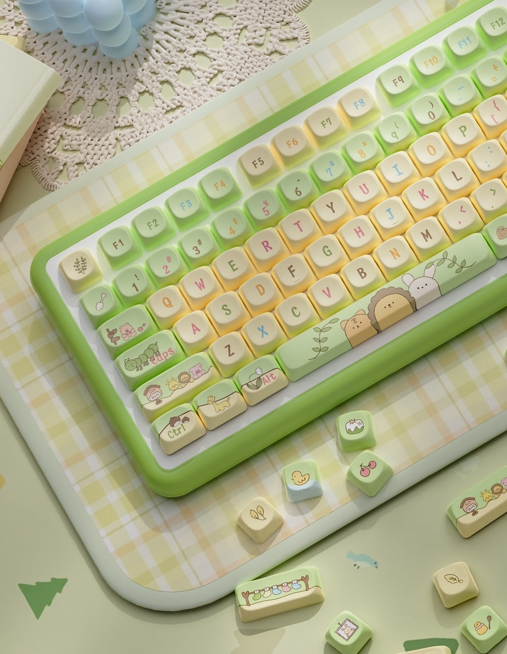 Forest Fairy Tale Quality MOA PBT Keycaps