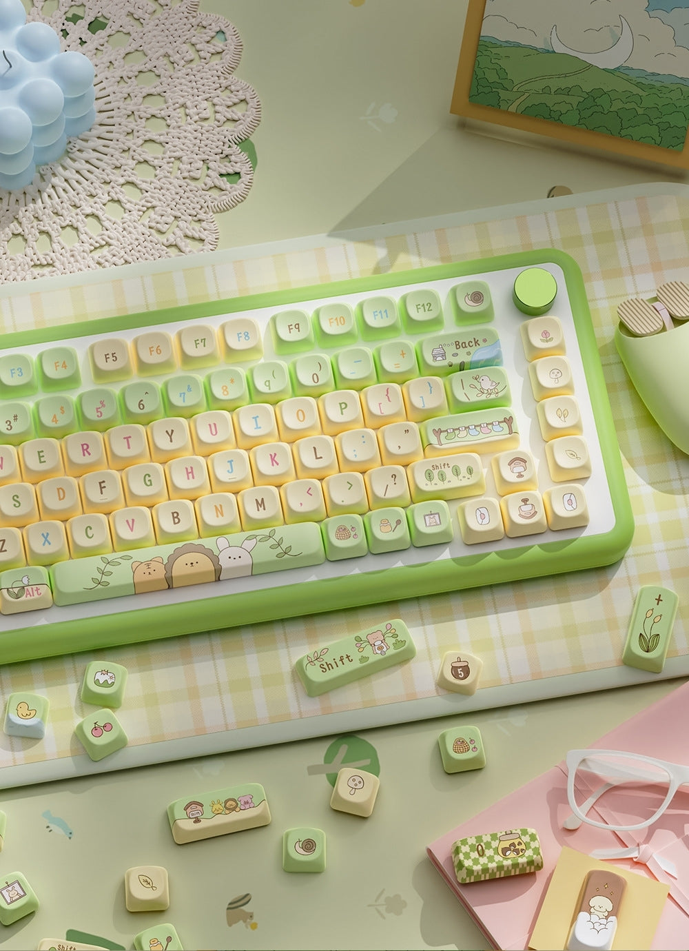 Forest Fairy Tale Quality MOA PBT Keycaps