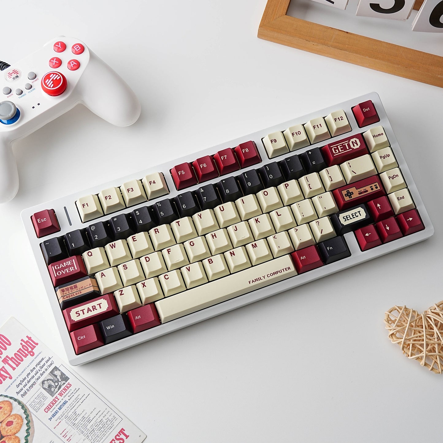 Family Computer 1.7mm Thick PBT Keycaps