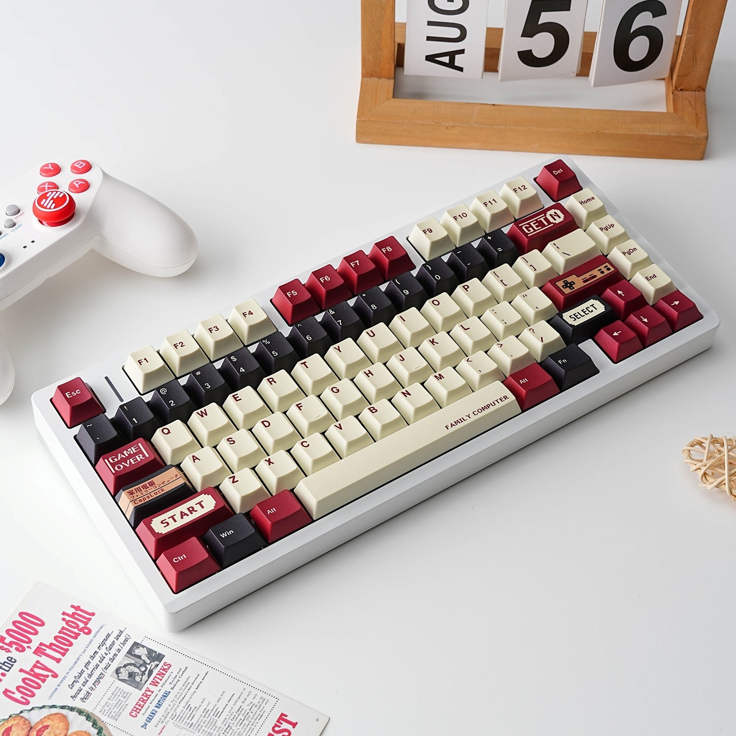 Family Computer 1.7mm Thick PBT Keycaps