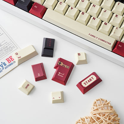 Family Computer 1.7mm Thick PBT Keycaps