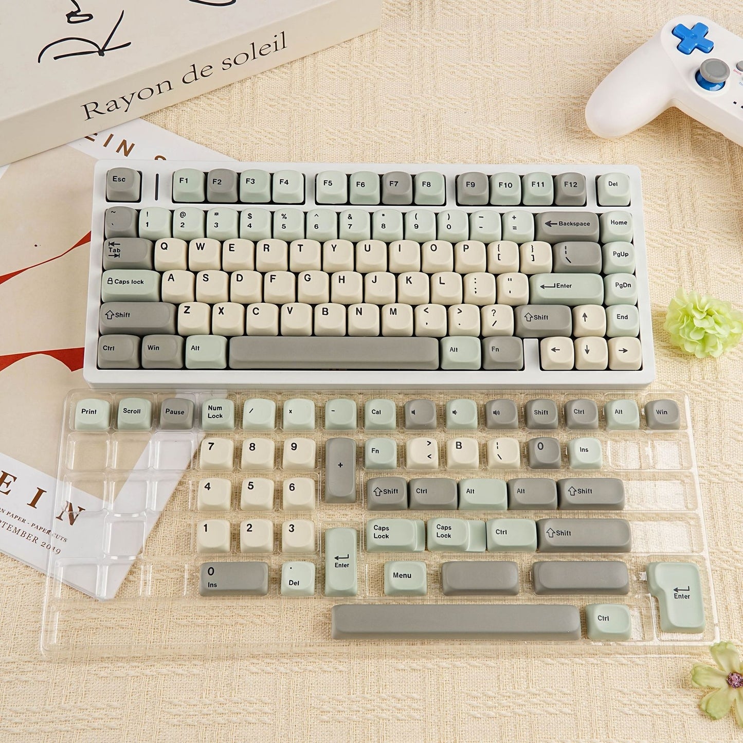 Weird Flavoured Chocolate Moa PBT Keycaps