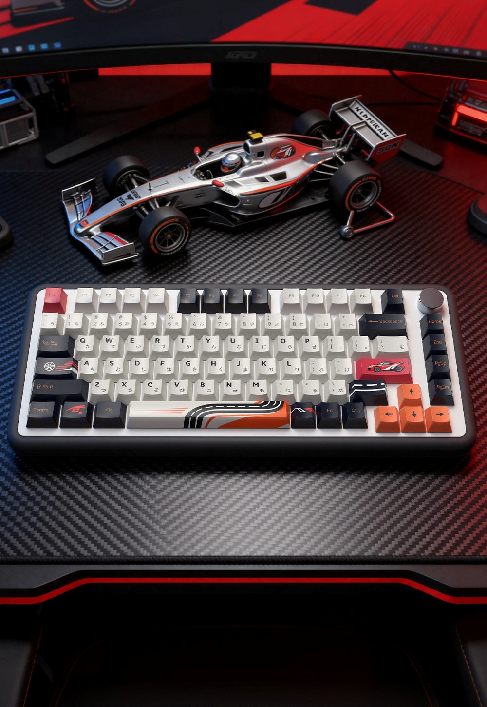 Racing Cars Japanese Quality Cherry PBT Keycaps
