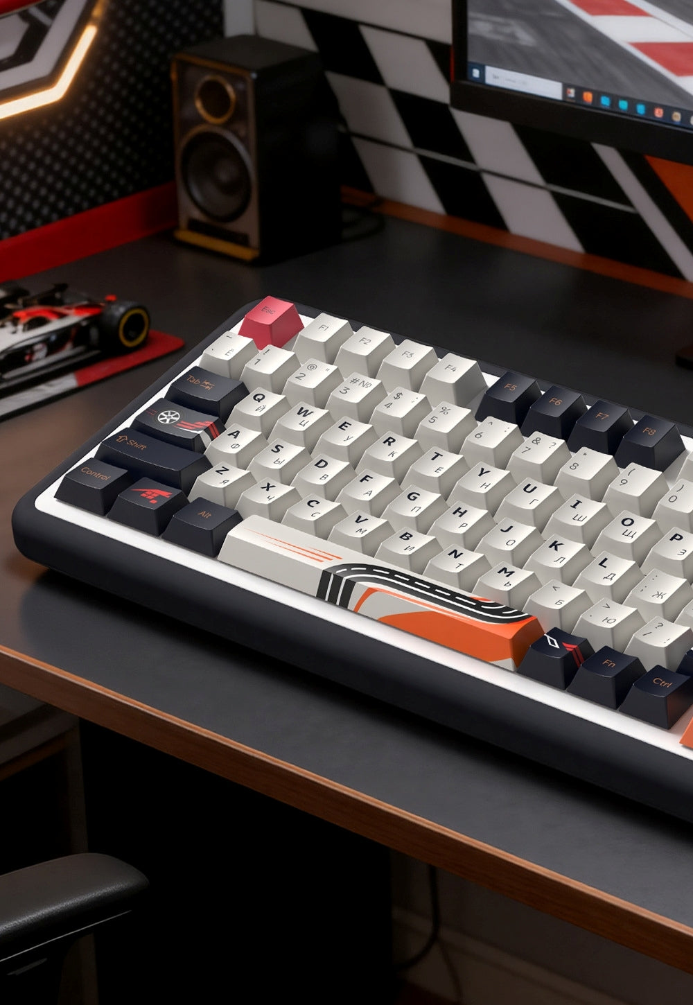 Racing Cars Japanese Quality Cherry PBT Keycaps