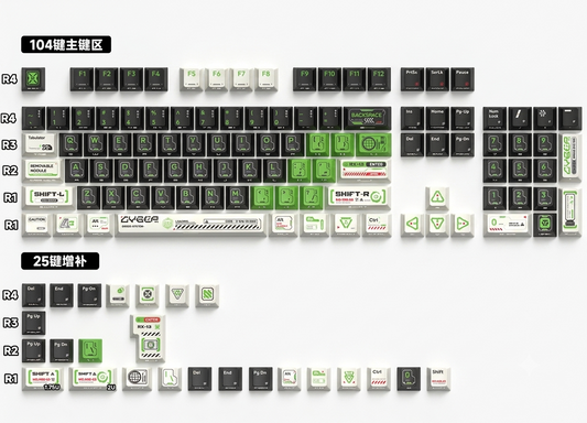 Phantom Mecha Cherry Side Backlit PBT Keycaps