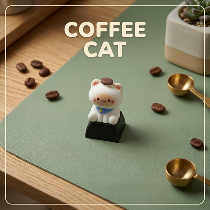 Cafe Cats Artisan Series Keycaps