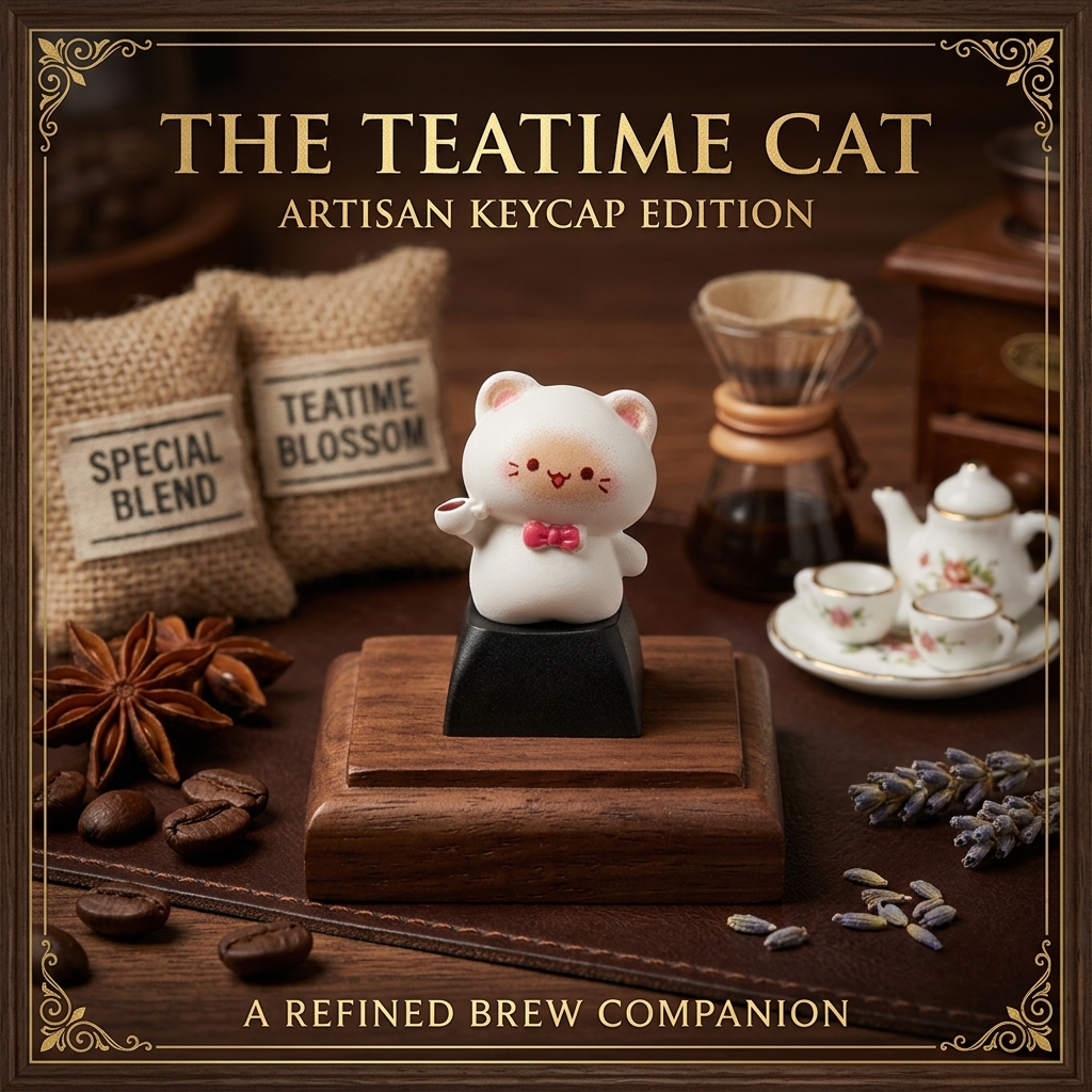 Cafe Cats Artisan Series Keycaps