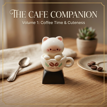 Cafe Cats Artisan Series Keycaps