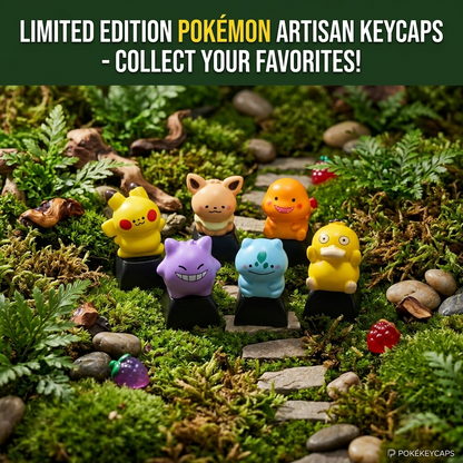 Pokemon Series Artisan Keycaps