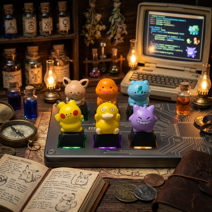Pokemon Series Artisan Keycaps