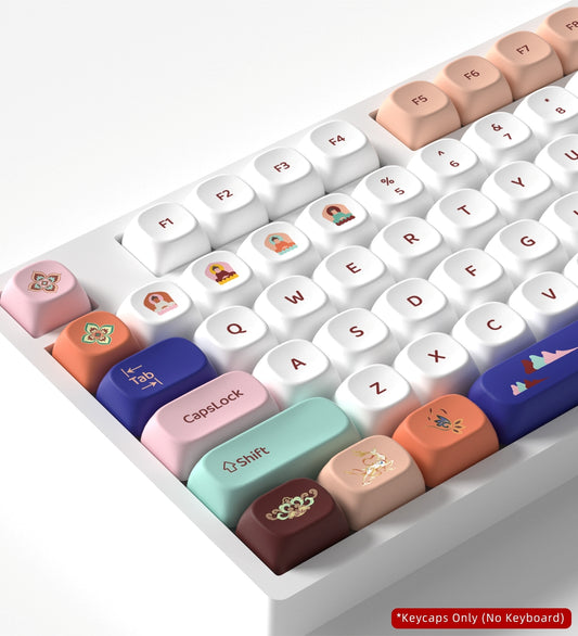 Nine Colored Deer MOA PBT Keycaps