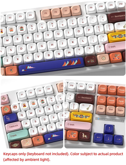 Nine Colored Deer MOA PBT Keycaps