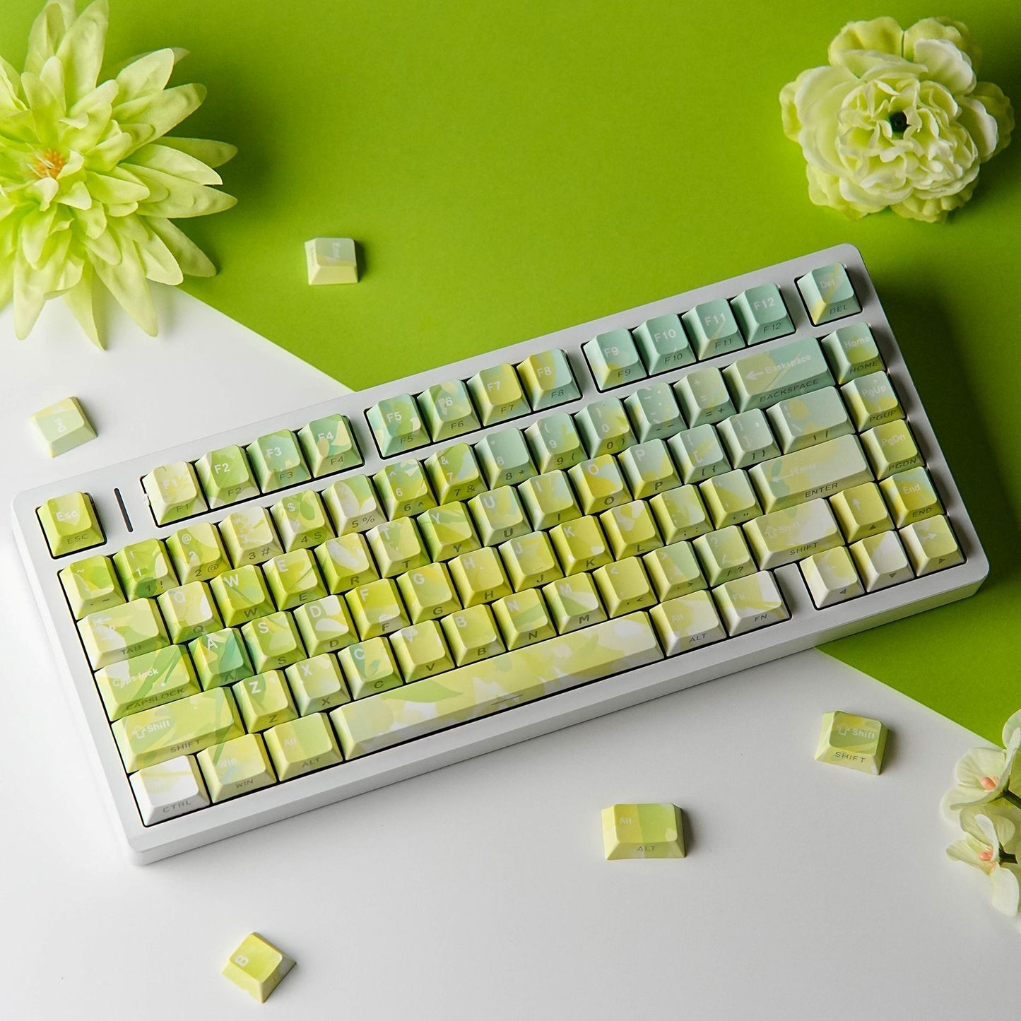 Summer Trail Dual Legends Shinethrough keycaps
