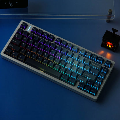 Ocean Heart Prism Relfection Dual Legends Shinethrough Keycaps