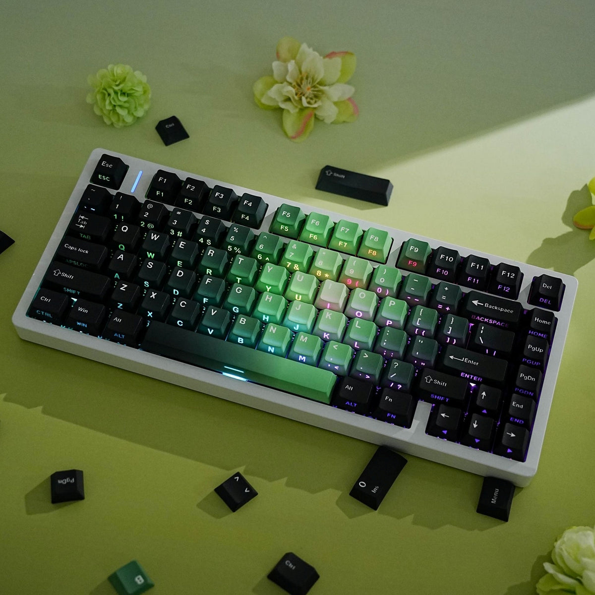 Ripple Dual Legends Cherry Backlit Keycaps